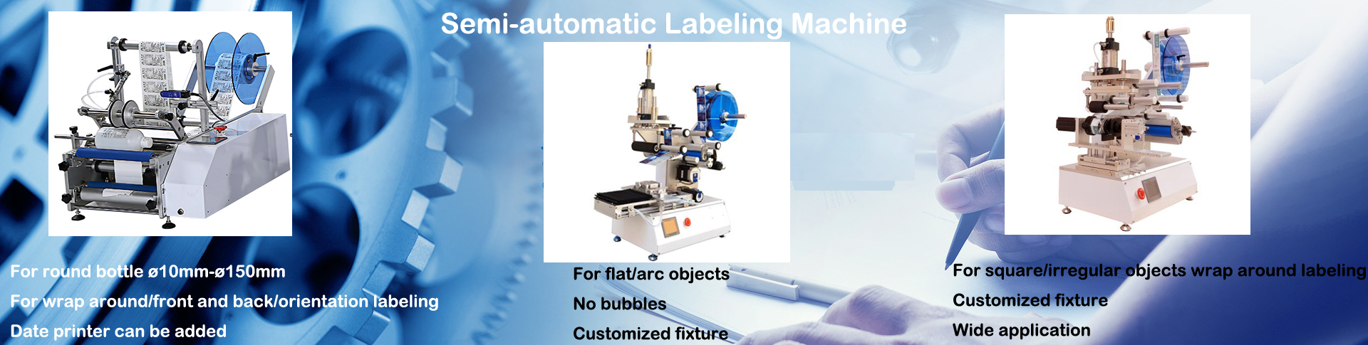 Semi Automatic Labeling Machine